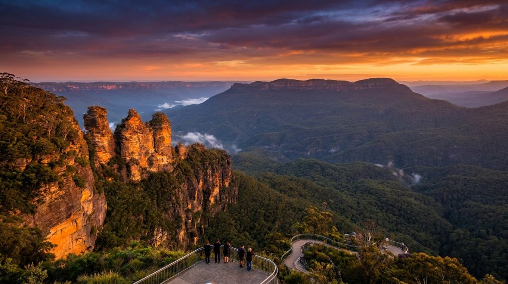 Scenic view of Katoomba, NSW — one of Australia's top regional destinations